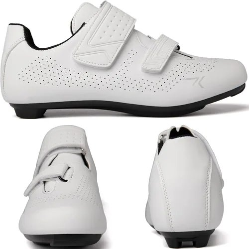 Vista 3 de Zapatos de ciclismo para hombre y mujer, compatibles con Pelaton Road Bike Pelaton, zapatos de equitación, zapatos de ciclismo preinstalados Delta