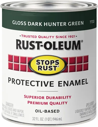 Vista 58 de Carbón gris brillante Rust-Oleum (7784502) contra el óxido 32 onzas, 7784502 Gris carbón brillante