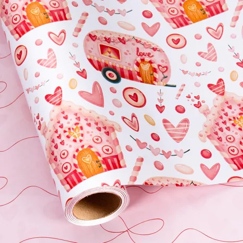 Vista 15 de MAYPLUSS Rollo de Papel de Regalo, Papel de Regalo con Bandera a Cuadros Azul y Blanco, Papel de Regalo Reversible para Patinadores y Carreras