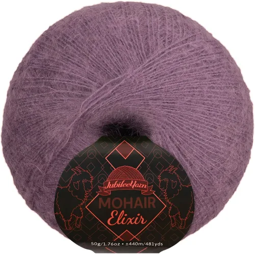 Vista 54 de JubileeYarn Mohair Elixir Yarn - 50g/Skein Baby Wool Blend - Cosmopolitan - 1 Skein