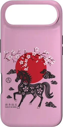 Vista 27 de Chinese New Year 2026 Year of The Fire Horse Zodiac Sign Case for iPhone 17