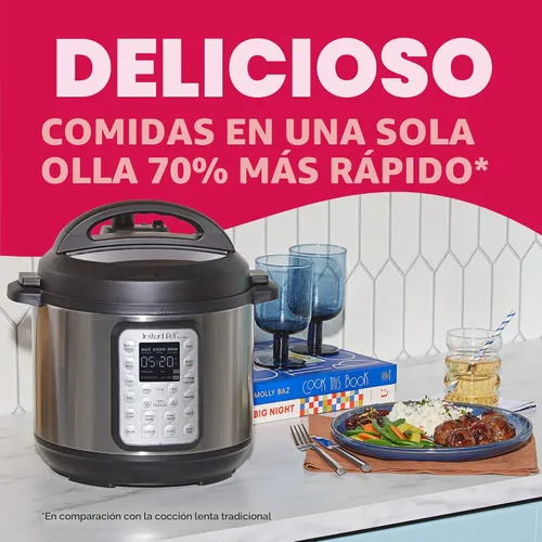 Vista 7 de Instant Pot Duo Plus 6 Qt 9 in 1 Olla de presión multiuso programable, olla de cocción lenta, arrocera, yogurtera, vaporera, para hervir huevos