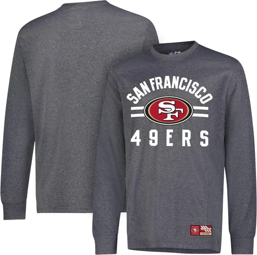 Vista 2 de Ultra Game Youth NFL - Camiseta de manga larga oficial de la NFL para jóvenes Gris Caliente Carbón