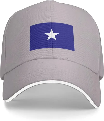 Vista 2 de QIZYOQA Bonnie Blue Flag Baseball Cap for Men Women Adjustable Funny Dad Hat