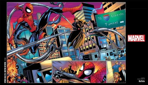 Vista 5 de Buffalo Games - Marvel - Spider-Man vs. Doctor Octopus - Rompecabezas de 2000 piezas para adultos - Rompecabezas desafiante perfecto para noches
