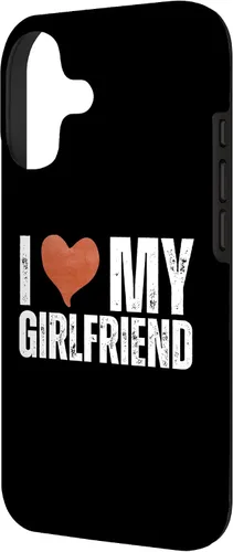 Vista 2 de I Love My Girlfriend I Heart My Girlfriend Funny Retro Case for iPhone 17
