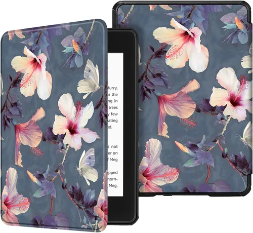 Vista 8 de Fintie - Funda delgada para Kindle Paperwhite (décima generación del 2018), piel sintética ligera prémium con función automática de apagar