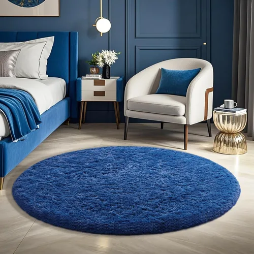 Vista 169 de Ophanie - Alfombras para sala de estar, antideslizante y suave, de felpa grandes y peludas para dormitorio, peludas para niños y niñas, decoración