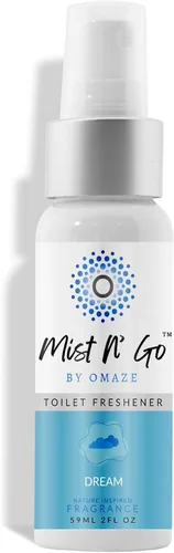 Vista 16 de Mist N' Go by Omaze - Aerosol de Baño de Viaje para Inodoro Eliminador de Olores - Aerosol de Inodoro de Viaje para Ambientador de Aire de Baño