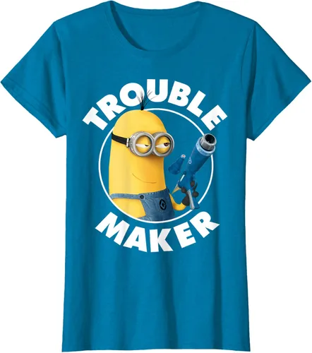 Vista 89 de Despicable Me Minions Kevin Fabricante de Problemas Gráfico Camiseta Negro