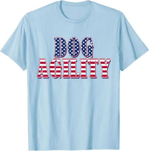 Vista 56 de Dog Agility American Flag - Camiseta de agilidad para perros, Negro