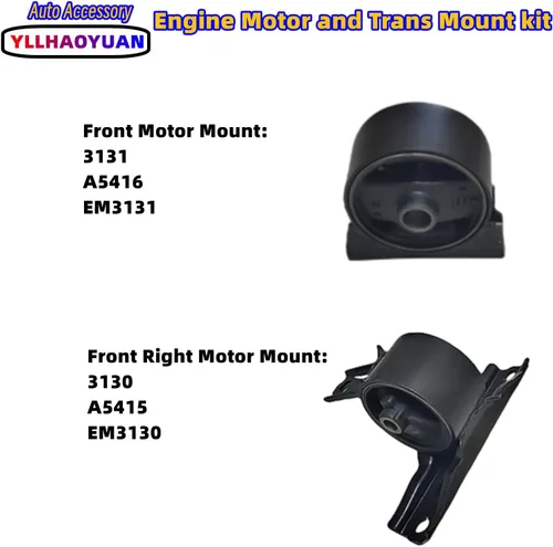 Vista 4 de Conjunto de soportes de motor para 2007 2008 2009 2010 2011 2012 2013 2014 2015 2016 2017 Jeep Compass y Patriot 2.0L 2.4L 2007 2008 2009 2010 2011