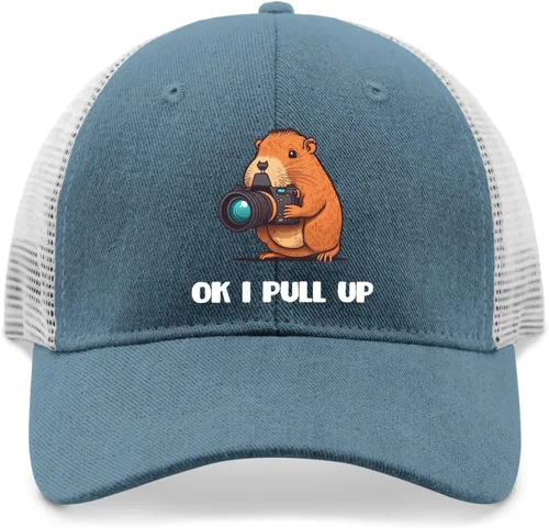 Vista 9 de devor Dad Hats Ok I Pull Up Dad Hat for Women Graphic Baseball Cap Adjustable