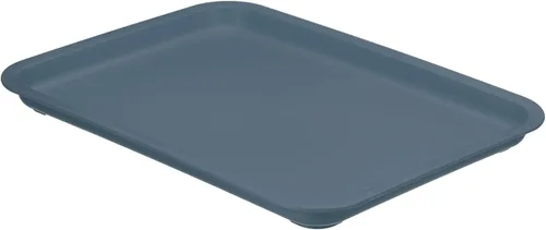 Vista 12 de PATIKIL Bandeja de comida rápida de 12 x 9, bandeja rectangular multiusos de plástico reutilizable para cafetería, restaurante, cocina en casa, Azul