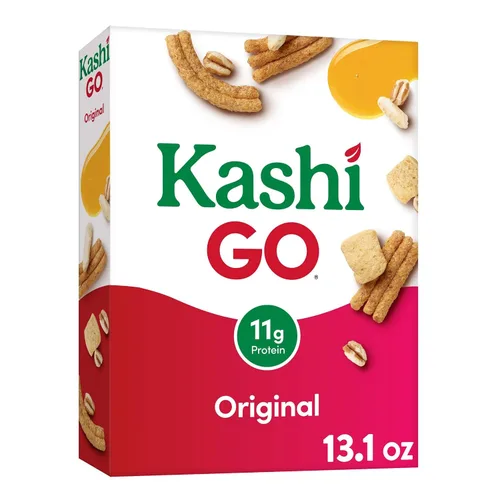 Vista 8 de Kashi Go - cereal para desayuno, miel de almendras Flax Crunch, proyecto verificado sin OMG, caja de 14 onzas (4 cajas)