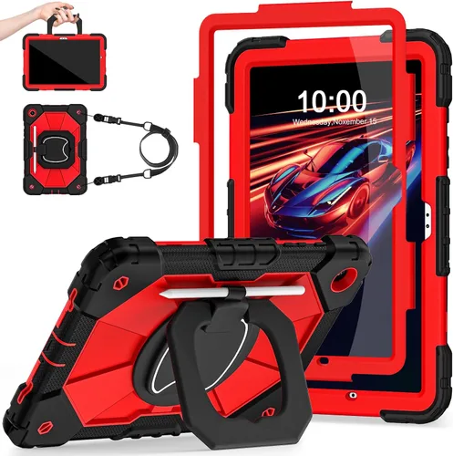 Vista 21 de Auizotl Funda para Samsung Galaxy Tab A9+/A9 Plus de 11 pulgadas (SM-X210/X216/X218) con protector de pantalla/soporte giratorio/soporte