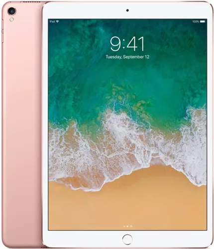 Vista 6 de Apple iPad Pro (2017) Tableta Wi-Fi de 10.5 pulgadas y 64 GB, oro rosa (renovado)