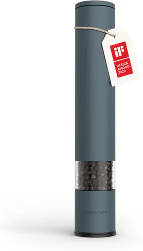 Vista 11 de LARS NYSØM - Molinillo de sal y pimienta de acero inoxidable con molinillo de cerámica ajustable, de diseño