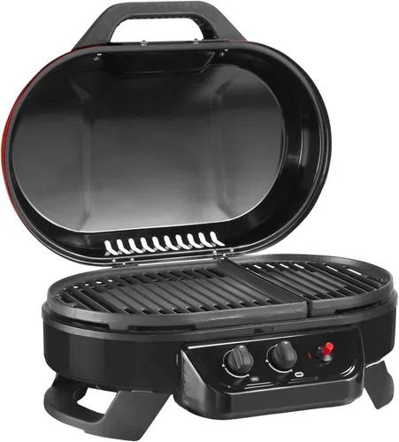 Vista 3 de Coleman RoadTrip 225 Portable Tabletop Grill, 2-Burner Gas Grill with Matchless Ignition & Adjustable Temperature Control, 11,000 BTUs of Power for
