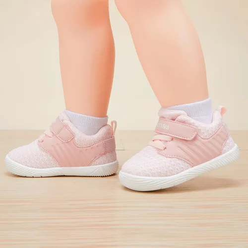 Vista 2 de BMCiTYBM Zapatos para caminar de malla transpirable para bebés, niños y niñas, ligeros, antideslizantes, para primeros pasos, 6, 9, 12, 18, 24 meses