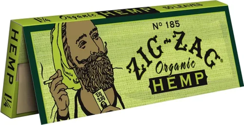 Vista 3 de ZIG-ZAG Papel de liar, papel de liar vegano orgánico sin blanquear, papel sostenible y ecológico para uso diario, tamaño de 1 ¼ pulgadas, paquete