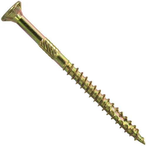 Vista 185 de 8 x 1 revestimiento exterior recubierto de bronce, tornillo de madera multiusos compatible con ACQ, cabeza plana Torx/Star Drive de 1 libra, 288
