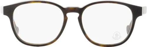 Vista 2 de Moncler Lentes ovalados ML5013 052 Dark Havana 1969in 5013 Lente transparente de la Habana oscura 5016145