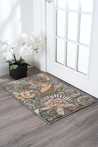 Vista 10 de Alfombras modernas de 5 x 7 para interiores, para sala de estar, comedor, dormitorio, cocina, entrada, alfombra contemporánea, marrón Marrón