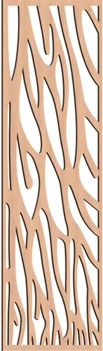 Vista 197 de 9 3/8"W x 24 3/8"H x 1/4"T Bristol Decorativos Paneles de Pared de Madera Calado, Cereza