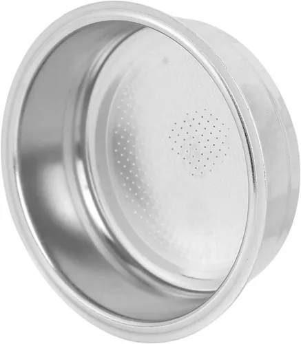 Vista 4 de Filtro de café de acero inoxidable, 2.008 in de una sola capa de acero inoxidable para máquina de café, filtro de filtro apto para DeLonghi, filtro