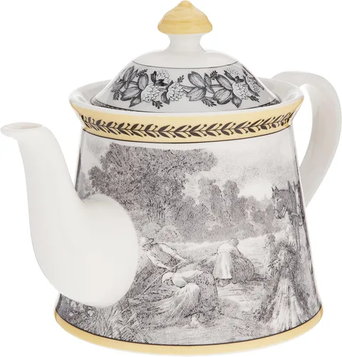 Vista 4 de Villeroy & Boch Audun Ferme - Tetera de 37 onzas, porcelana premium, fabricada en Alemania