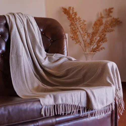 Vista 4 de Borges & Scott Manta 30% Cashmere 70% Merino - Cinnamon HB