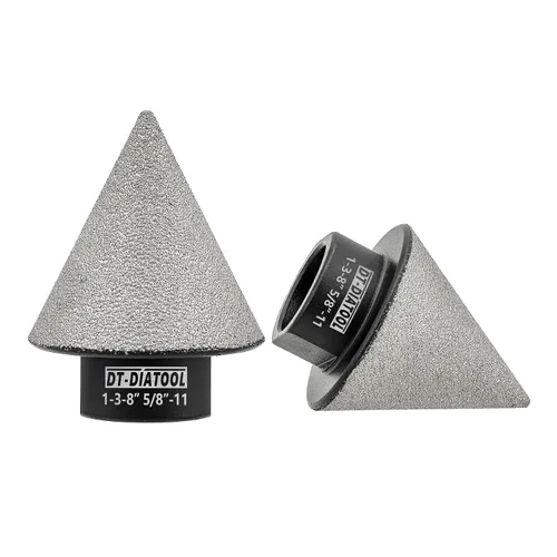 Vista 16 de DT-DIATOOL Brocas biseladas de diamante - Broca de corona de diamante de 4/5 pulgadas x 5/8"-11 rosca para agrandar, recortar, dar forma a agujeros