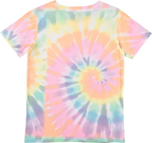 Vista 2 de Care Bears Camisa de moda para mujer - Ropa clásica para mujer - Cheer Friend Funshine Good Luck Tie Dye Tee