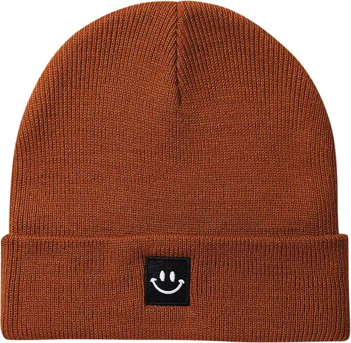 Vista 10 de MaxNova Gorro de punto con cara sonriente para hombres/mujeres