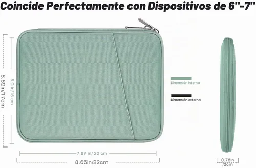 Vista 2 de MoKo Funda Protectora para eReader de 6-7" para ereader Colorsoft Signature Edition de 7", Completamente Nuevo eReader de 6" 11ª Gen 2022/10ª Gen