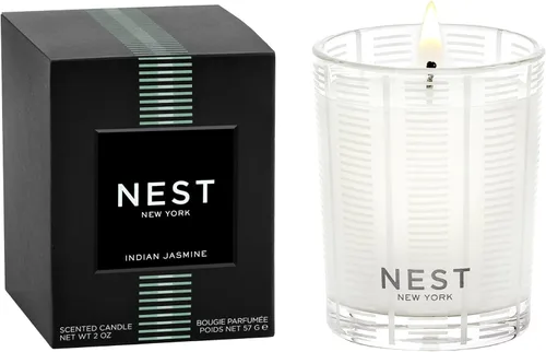Vista 13 de NEST New York Vela votiva perfumada, limón Amalfi y menta, 2 onzas, tiempo de combustión de hasta 28 horas, recipiente de vidrio reutilizable