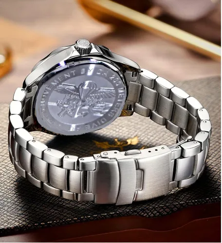 Vista 8 de Relojes para hombre NH35A automático buceo 42MM esfera negra texturizada 3D, reloj de acero inoxidable para hombre, Reloj de buceo