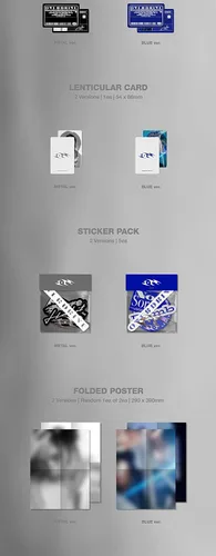Vista 4 de Monsta X I.M OVERDRIVE Album Standard METAL Version CD+1p Folded Poster On Pack+60p PhotoBook+16p Lyrics Book+2p Mood PhotoCard+1p PhotoCard+1ea ID