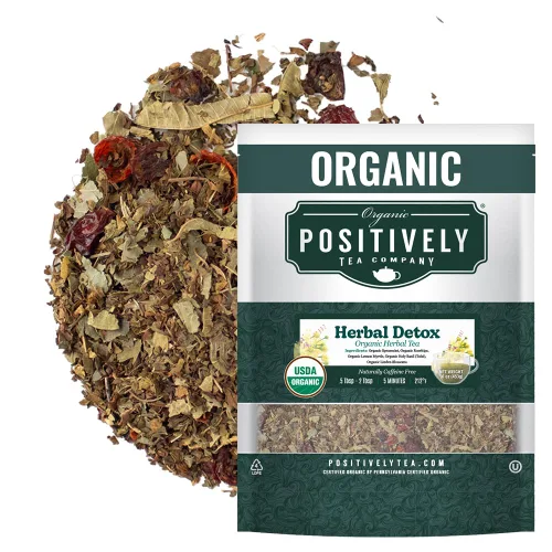 Vista 29 de Bolsas de hojas sueltas para té. Orgánicas por USDA. Positively Tea LLC.