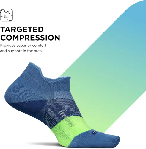 Vista 3 de Feetures Calcetines tobilleros acolchados Elite Ultra Light - Calcetines deportivos con compresión dirigida