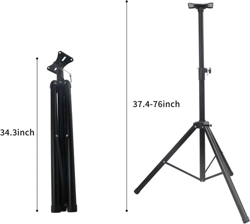 Vista 4 de Trípode portátil ultra grande del marcador electrónico, 37.4-74 pulgadas, ajustable