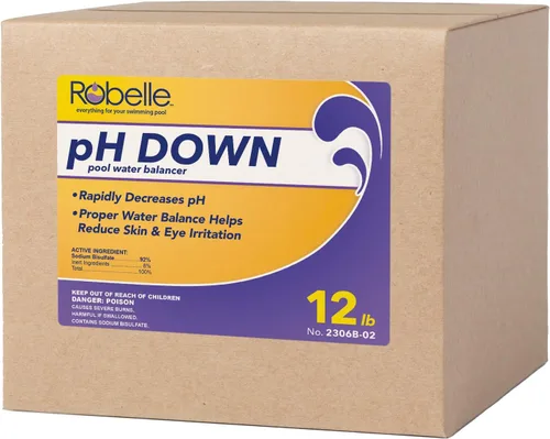 Vista 5 de Robelle - Plumón de pH prémium de 6 libras para piscinas Bisulfato de sodio concentrado, reduce el pH, disminuye el pH, fácil de usar, funciona
