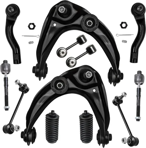 Vista 10 de Detroit Axle - Kit de extremo delantero para Hyundai Sonata XG350 XG300 Kia Optima, 2 brazos de control superiores con juntas de bola, 2 brazos