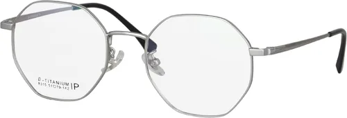 Vista 9 de SHINU Gafas de computadora con bloqueo de luz azul para hombre y mujer, marco de titanio con bisagra de resorte, 8315 Negro