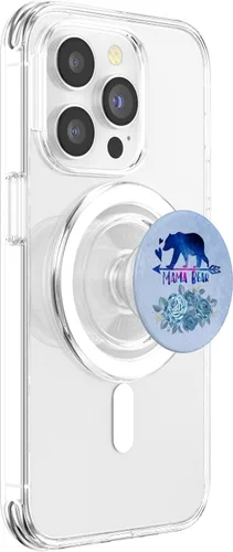 Vista 4 de Mama Bear - Agarre pop para mamá y mamá, PopSockets PopGrip: agarre intercambiable para teléfonos y tabletas, PopSockets MagSafe PopGrip para iPhone