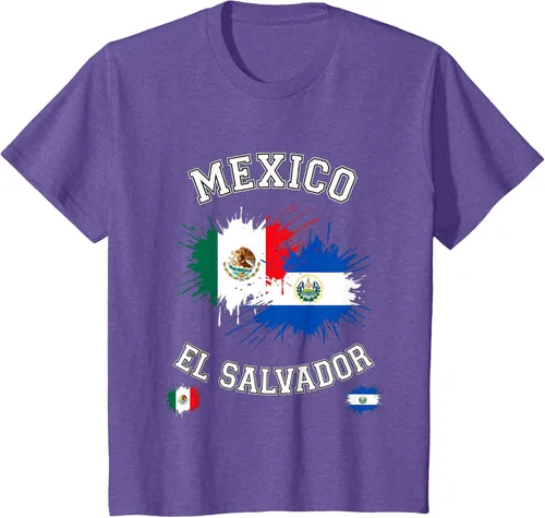 Vista 43 de Camiseta de recuerdo de la bandera vintage de El Salvador de México