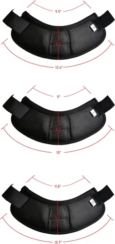 Vista 7 de LEAFOREST 2520D - Botas de campana de caballo sin giro, botas de campana de caballo balísticas equinas, botas de campana de sobrealcance azul, XL