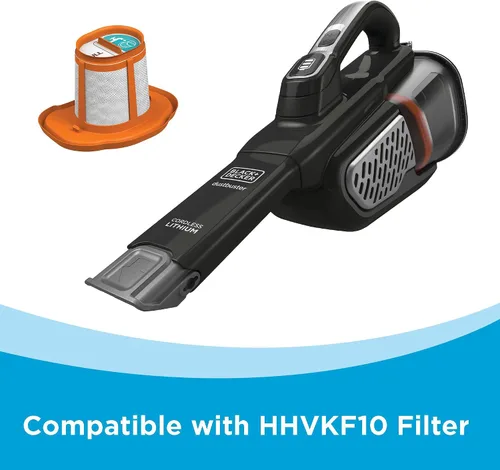 Vista 3 de BLACK+DECKER Dustbuster – Aspiradora portátil inalámbrica de mano, pequeño aspirador de mano para dormitorio, hogar y automóvil, potente 20V