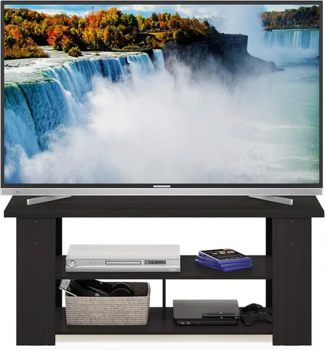 Vista 41 de Furinno 11191BK THE Centro de Entretenimiento Soporte para TV, Negro